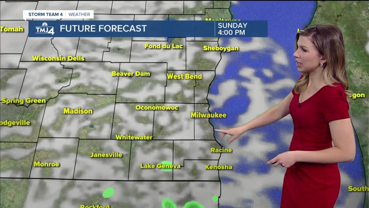 Sunny and mild Sunday, but snow is on the way