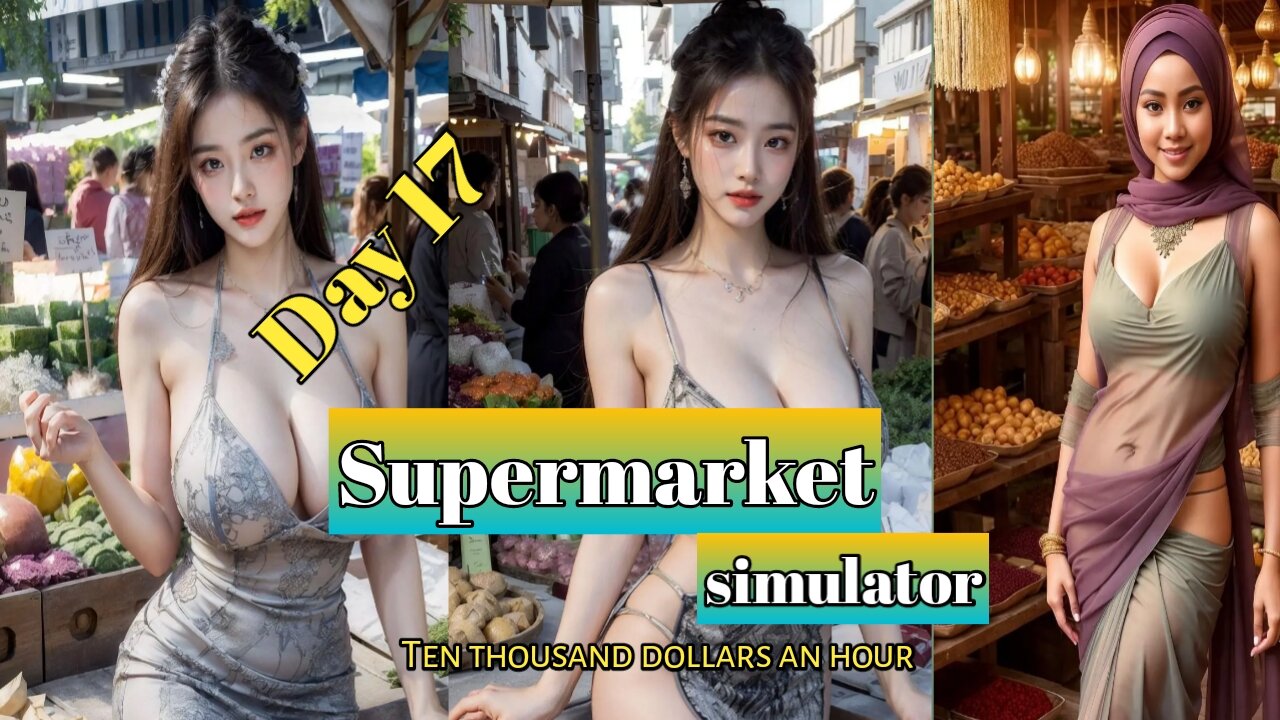 Supermarket Simulator Triggered Insaan,Live market simulator,gameplay,sim