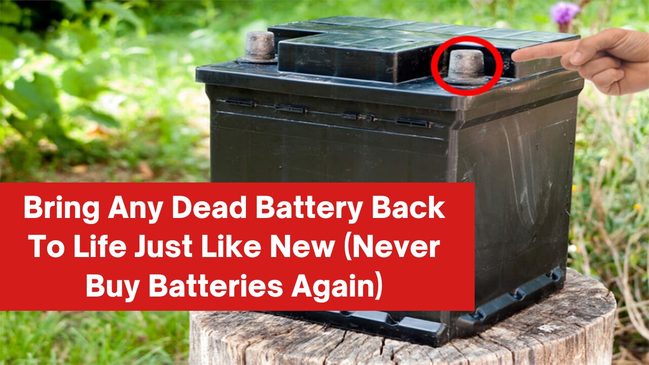 Reviving the Dead: How to Bring a Lifeless Battery Back to life again