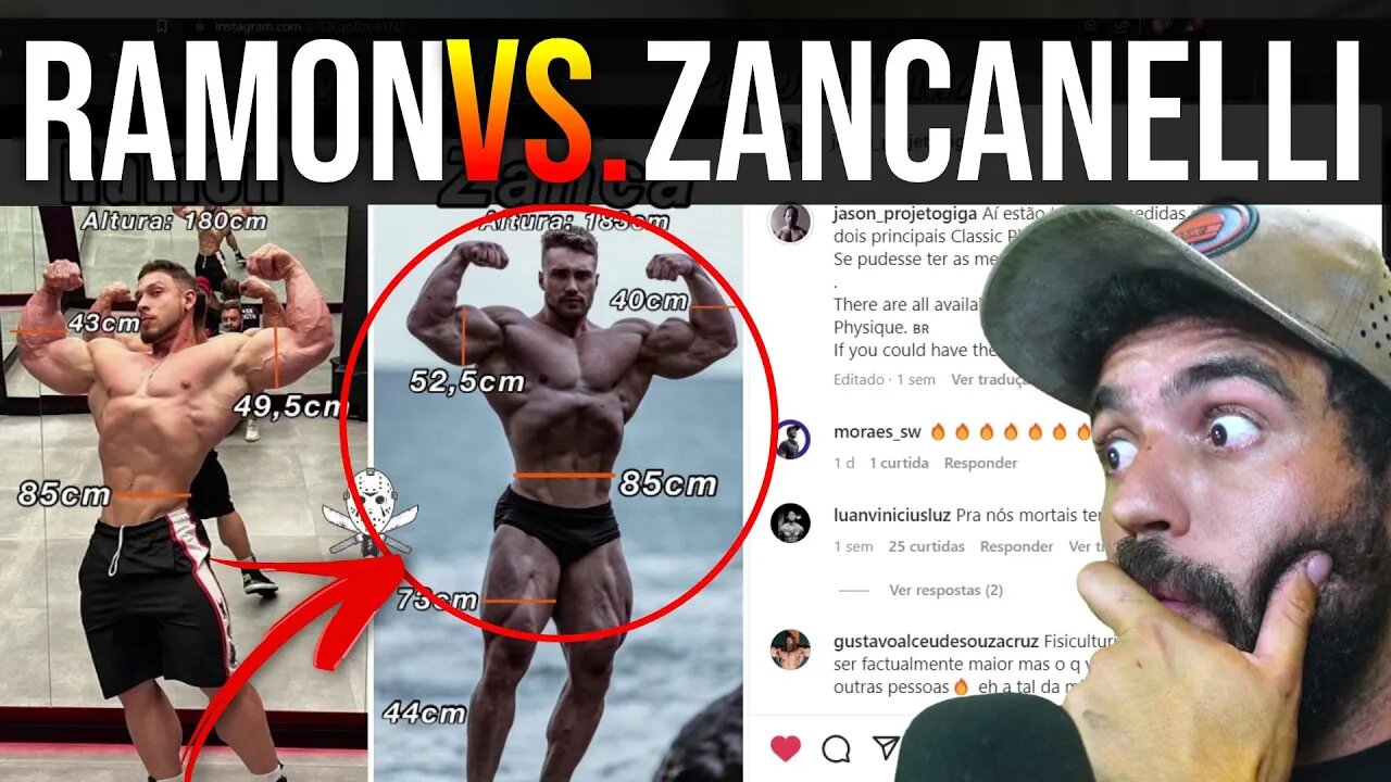 ZANCANELLI SUPEROU RAMON! Olha essa comparação!