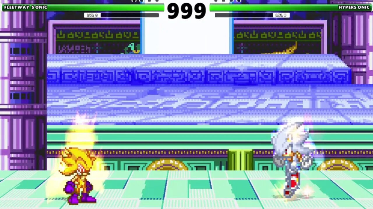4 Fleetway Sonic VS 3 Hyper Sonic I Sonic Battle Rematch