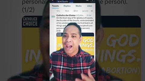 "Find GOD in ALL things (including ABORTION)"??? via Catholic For Choice Twitter