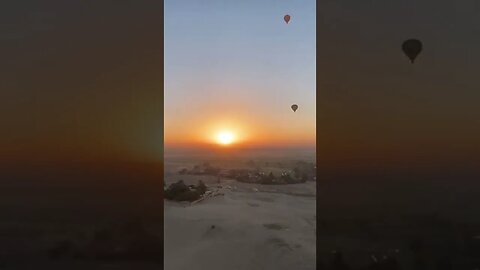 2021 college football national championship while on a hot air balloon in Egypt. #shorts #subscribe