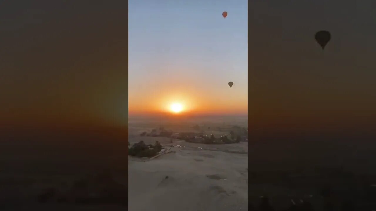 2021 college football national championship while on a hot air balloon in Egypt. #shorts #subscribe