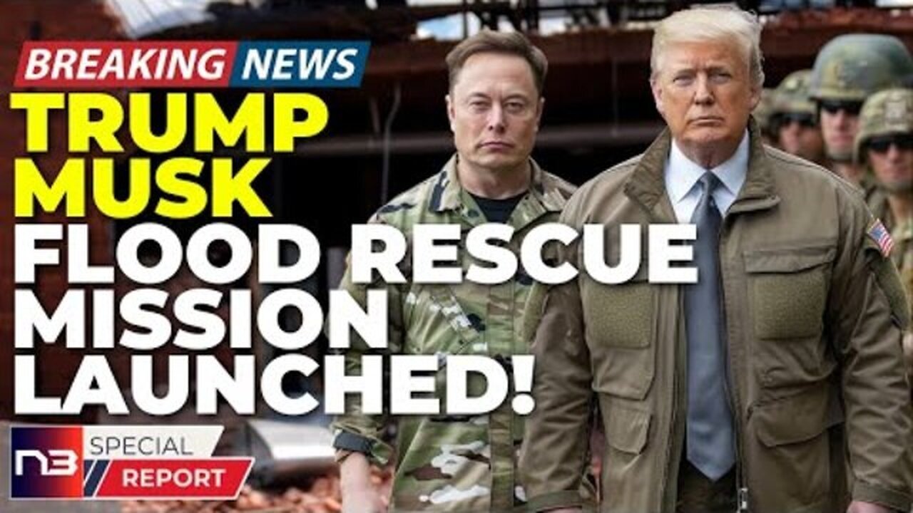 Trump - Elon Alliance Rescues Flood Victims As Biden's Heartless Response Shocks The..- Oct 2..