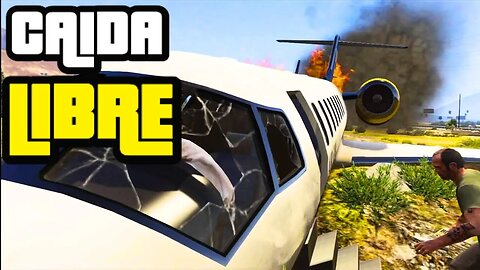 GTA V HISTÓRIA PARTE 36 - CAIDA LIBRE