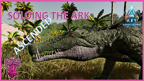 Kaprosuchus and Kentrosaurus Taming Soloing ARK Ascended Ep. 75