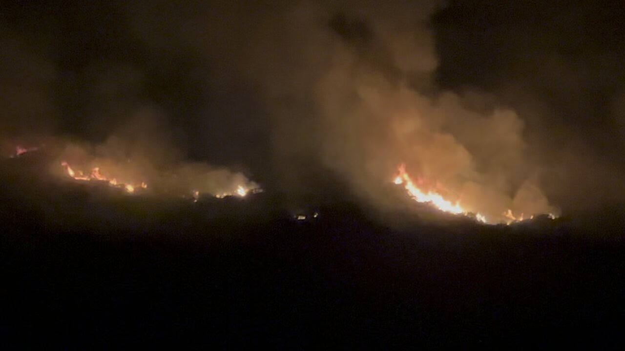 Airport Fire In Lake Elsinore