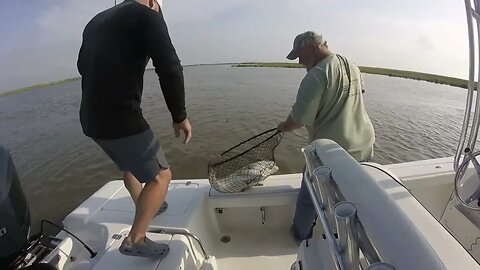 BIG RED ON LIGHT TACKLE