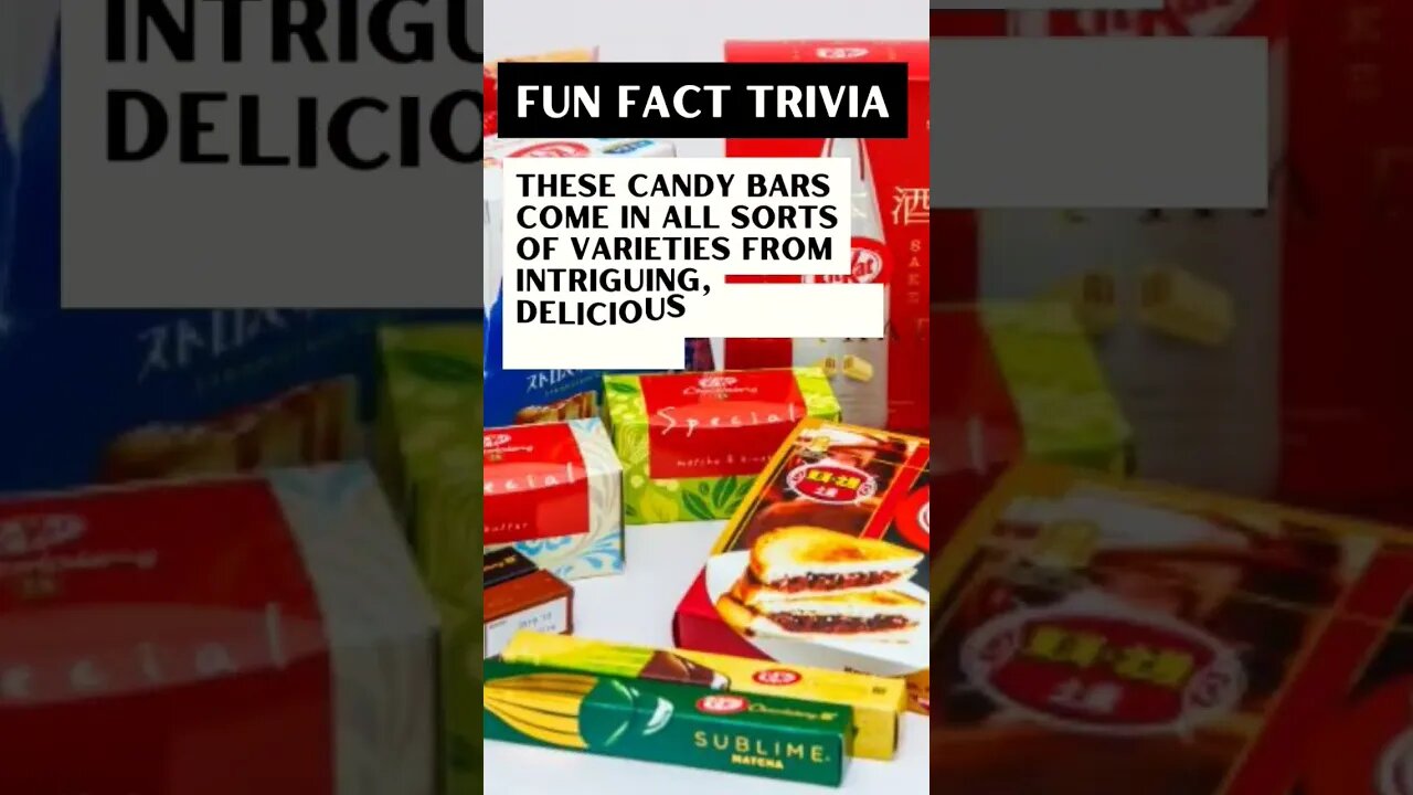 Fun Fact Trivia: How many Kit Kat flavors? #Japan #youtubeshorts
