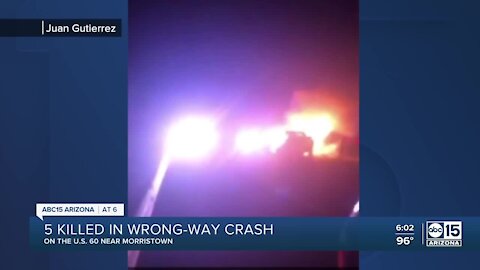 Witness describes wrong-way crash that killed 5 people near Morristown