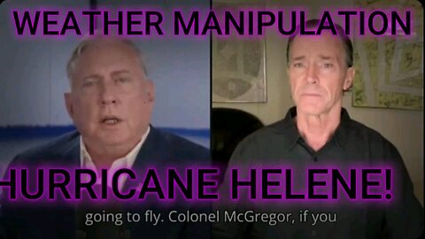 Col McGregor Asks Dane Wigington about Weather Modification In The Carolina's