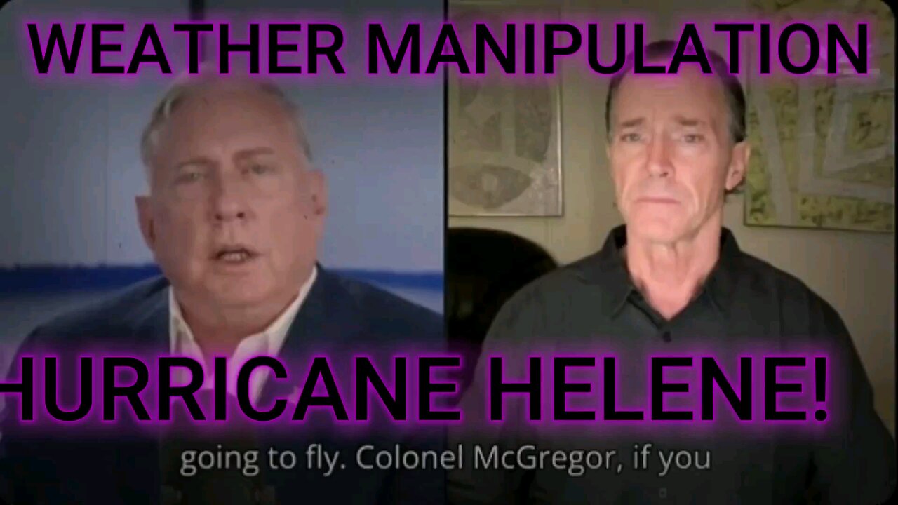 Col McGregor Asks Dane Wigington about Weather Modification In The Carolina's