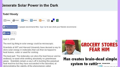 solar power in tha dark