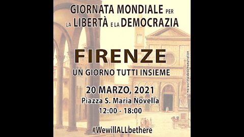 Giornata mondiale per la libertà e democrazia - FIRENZE 20marzo2021