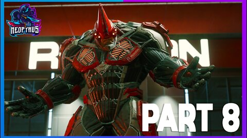 SPIDER-MAN MILES MORALES PS4 Walkthrough Gameplay Part 8 - RHINO REMATCH