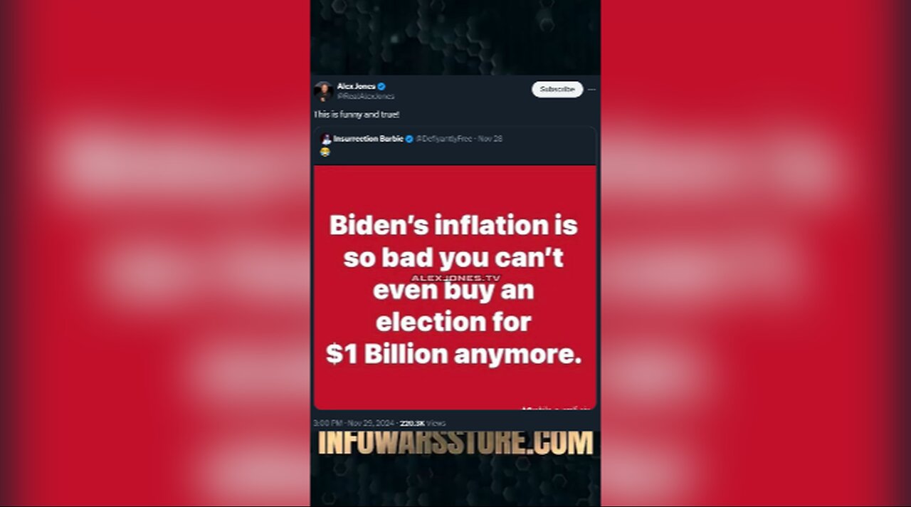 This is How Bad Bidenflation Got - Alex Jones on X