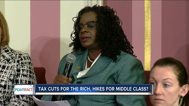 PolitiFact: Tax cuts for the rich, hikes for middle class?