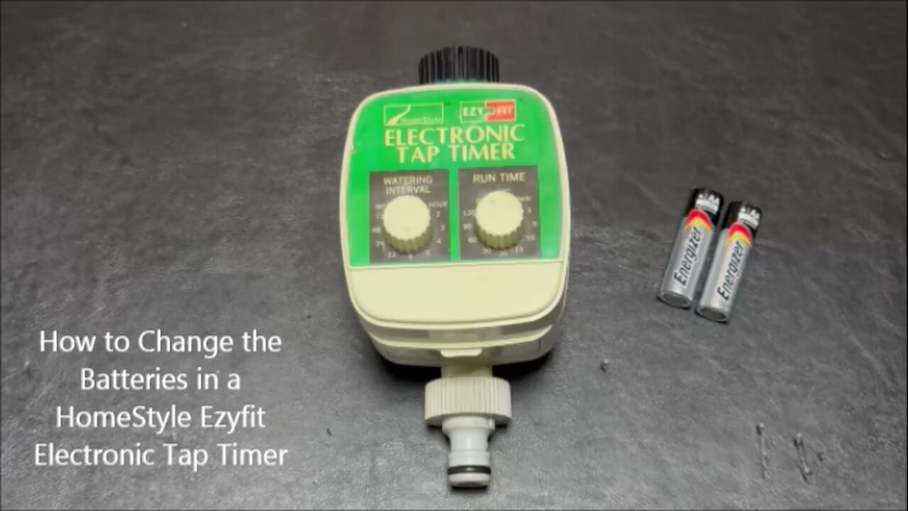 How to Change the Batteries in a HomeStyle Ezyfit Electronic Tap