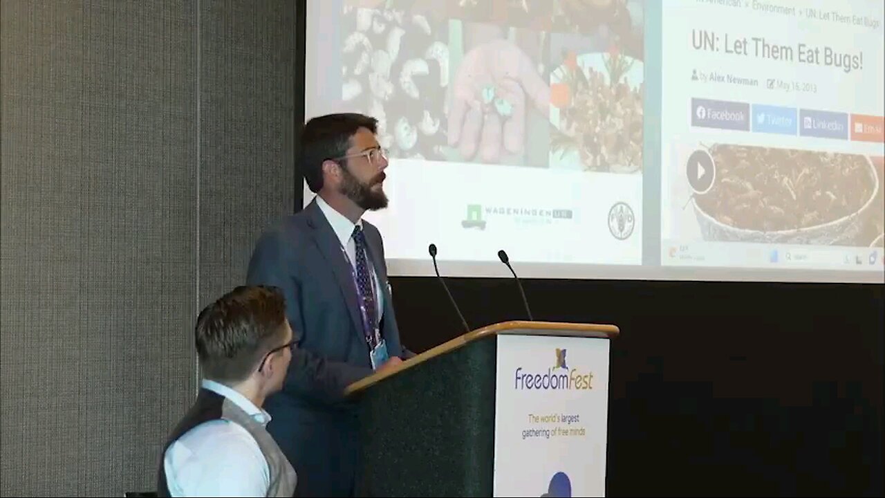 Alex Newman "How are they gonna get people to eat bugs? Propaganda, Indoctrinating children & hunger