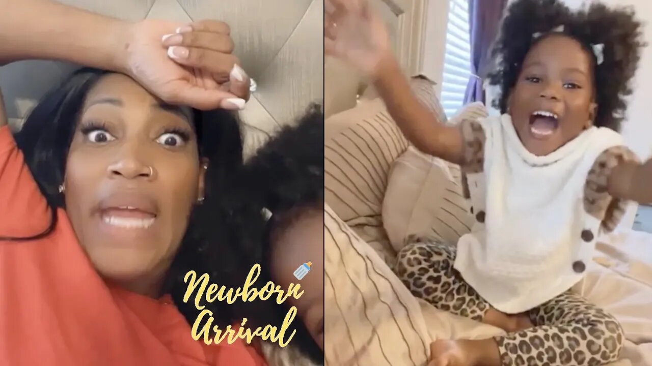 "She Lit" Erica Dixon's Twin Daughter Embrii Turns Up On Mommy's Live! 😱