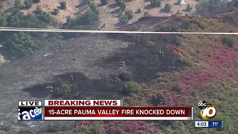 Fire starts near Pauma Valley country club