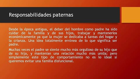 Taller La paternidad