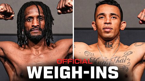 Magny vs Prates Fighter Weigh-Ins | UFC Vegas 100