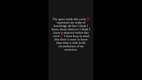 The circle of knowledge and my purpose for teaching ￼