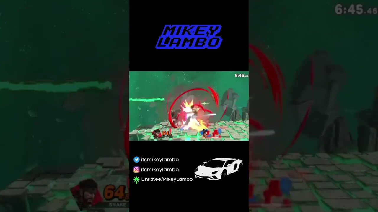 #mikeylambo #ssbu #ssbuclips #smashbrosultimate #gaming #smashultimate #smashbros #ssbusnake #snake