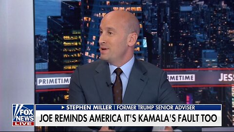 Biden Is Telling Us Kamala Is Unfit: Stephen Miller