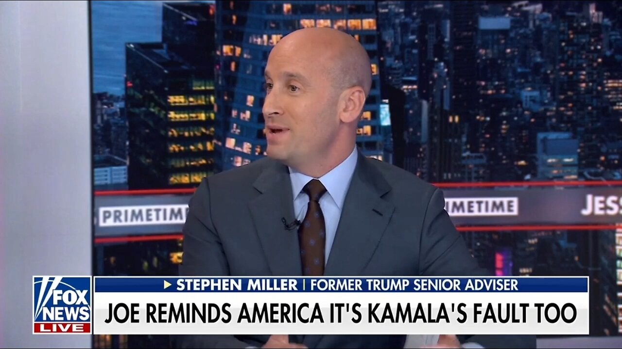 Biden Is Telling Us Kamala Is Unfit: Stephen Miller