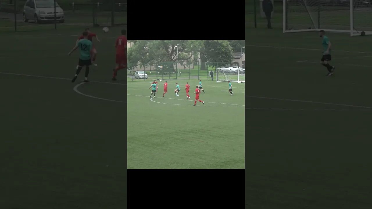 Grassroots Football | Certain Goal Denied By Header Off The Line! #shorts