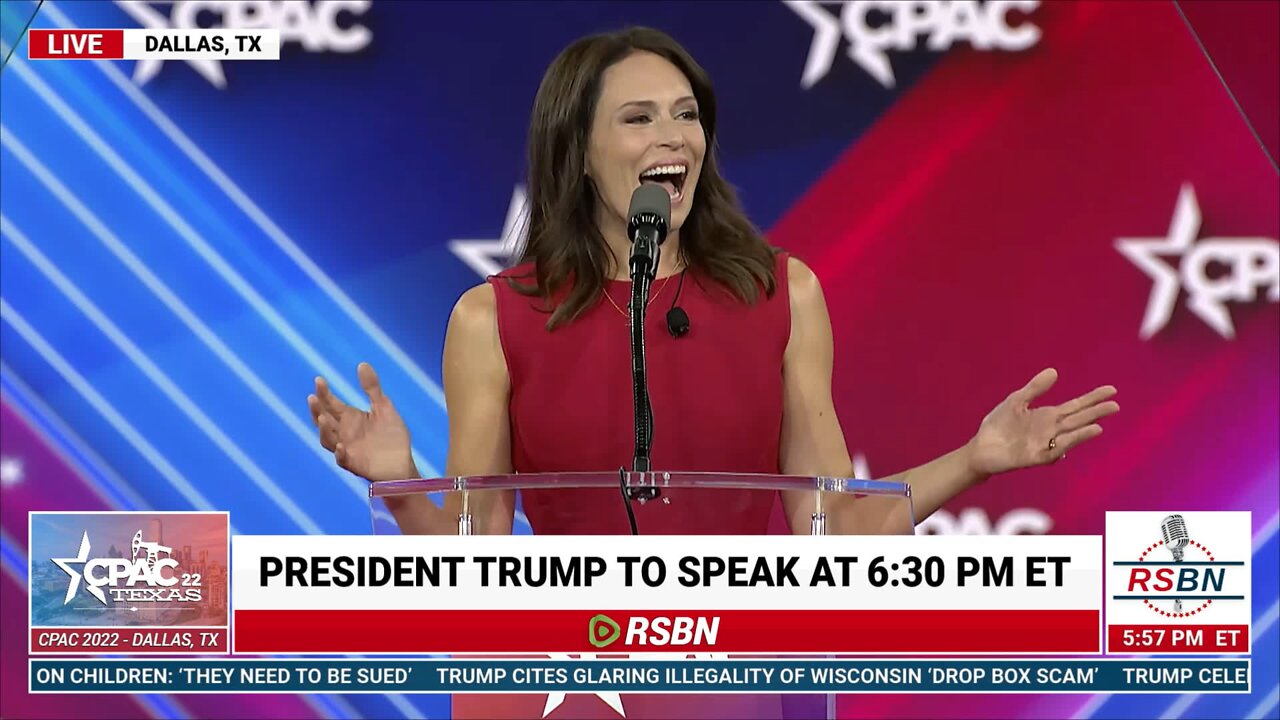 CPAC 2022 in Dallas, Tx | Tudor Dixon Speech | MI. GOP Governor Nominee 8/6/22
