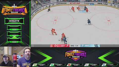 NHL 22 Kraken vs Flames