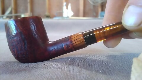 Available, lightly sand blast little pipe with Bocote