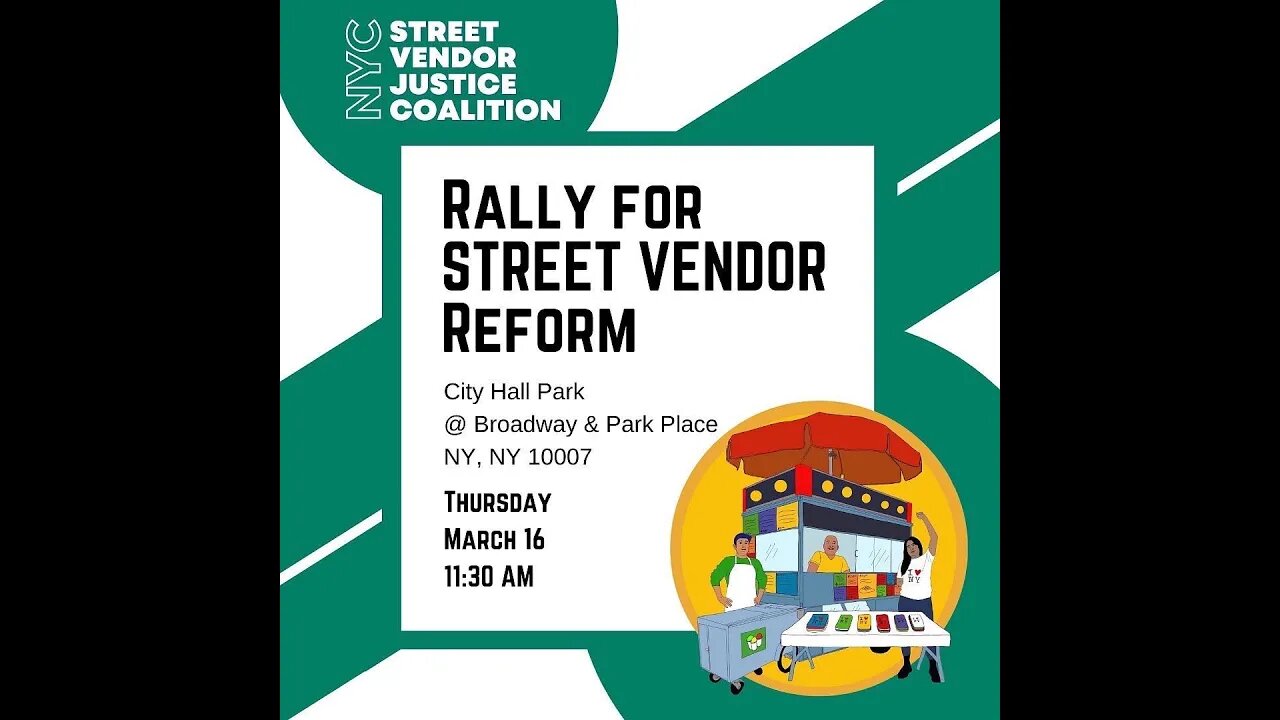 The Street Vendor Project Launch #streetvendorreform City Hall 3/16/23