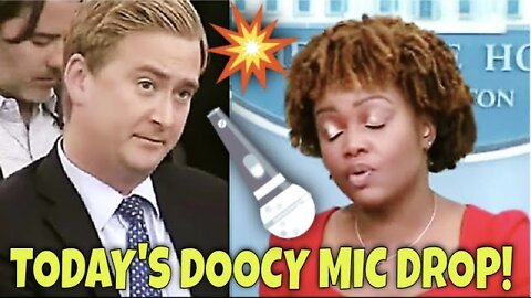 DOOCY MIC DROP🤜🎤on Karine Jean-Pierre Today! - "..your plan is NOT POPULAR with the American People"