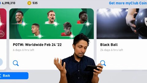 POTW: Worldwide Feb 24 '22 PACK OPENING | PES 2021 MOBILE