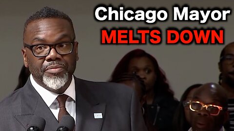 Chicago Mayor CRIES Racism At Press Conference