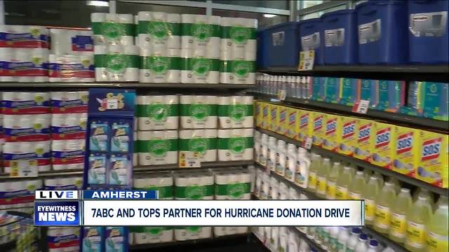 7ABC partners with Tops Markets for Hurricane Donation Drive