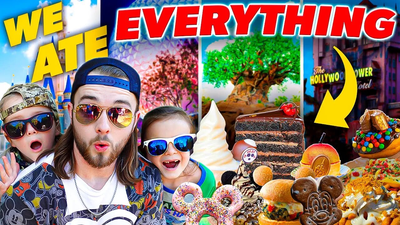 Eating All The Food At Disney World | Epcot's Food And Wine Festival