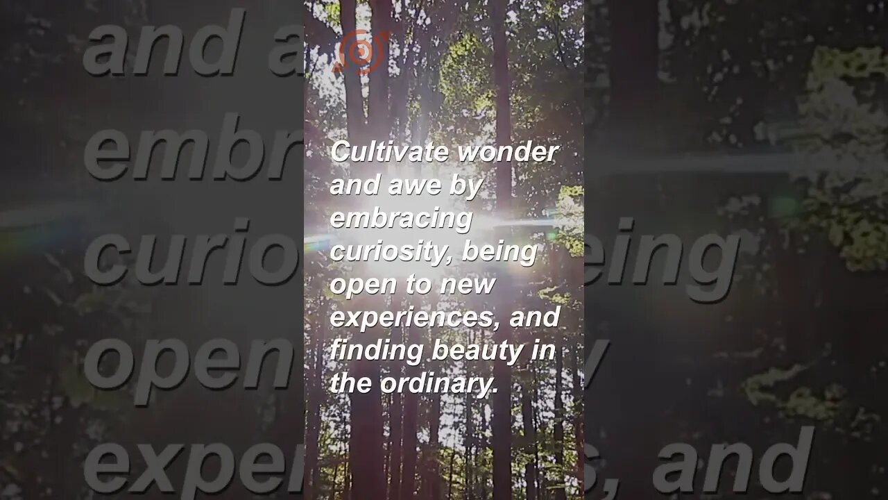 How can I cultivate a sense of wonder and awe? #shorts #mindselevate #expandyourmind
