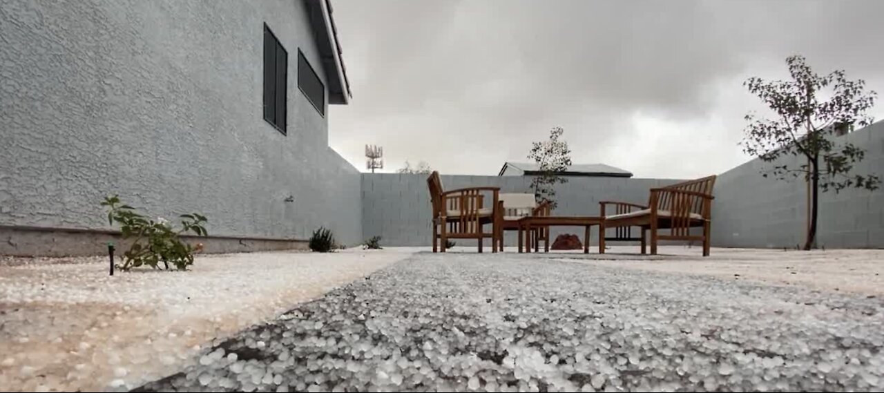 'Snow' reported at McCarran Friday, 2 days shy of Vegas record
