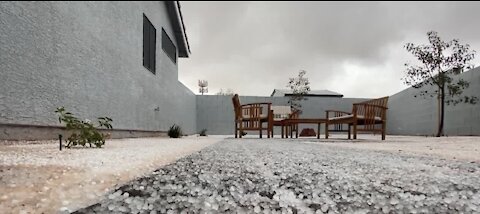 'Snow' reported at McCarran Friday, 2 days shy of Vegas record