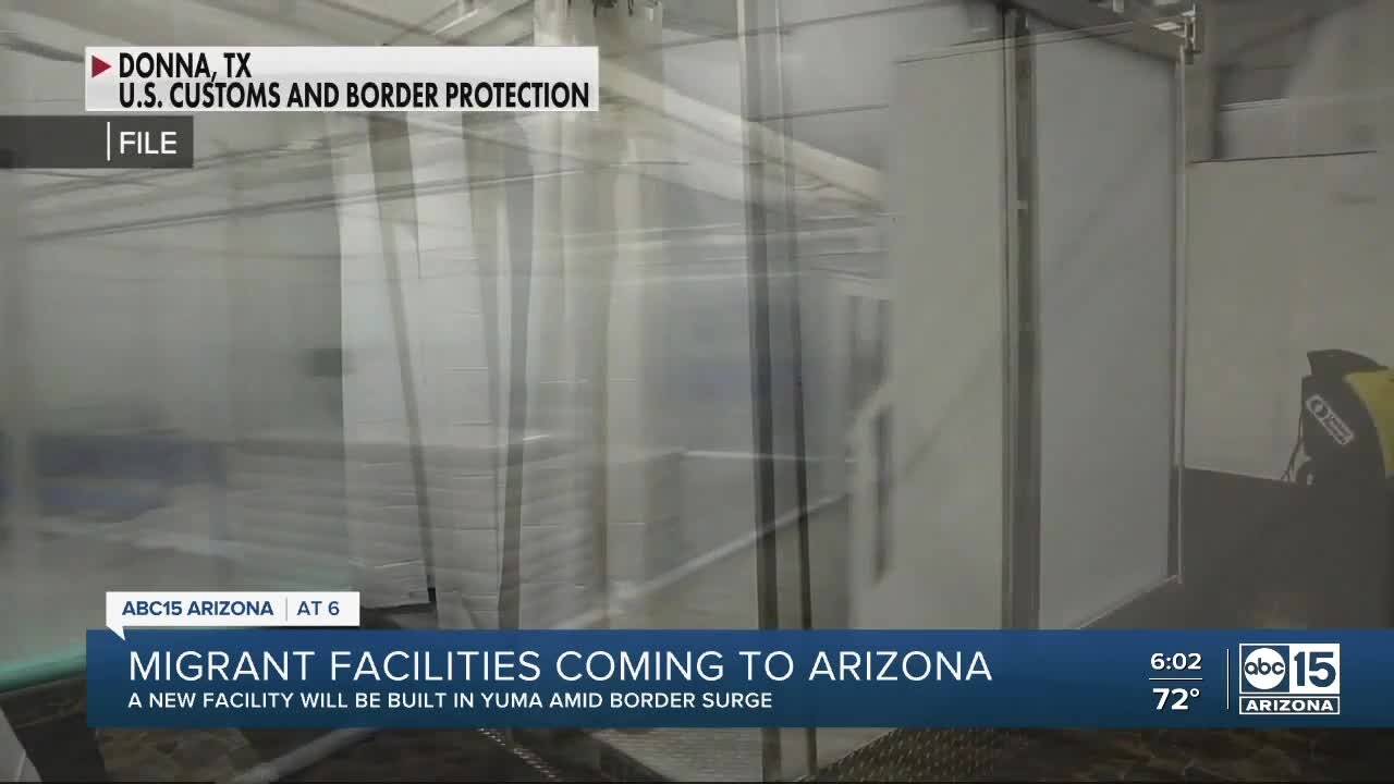Migrant facilities coming to Arizona