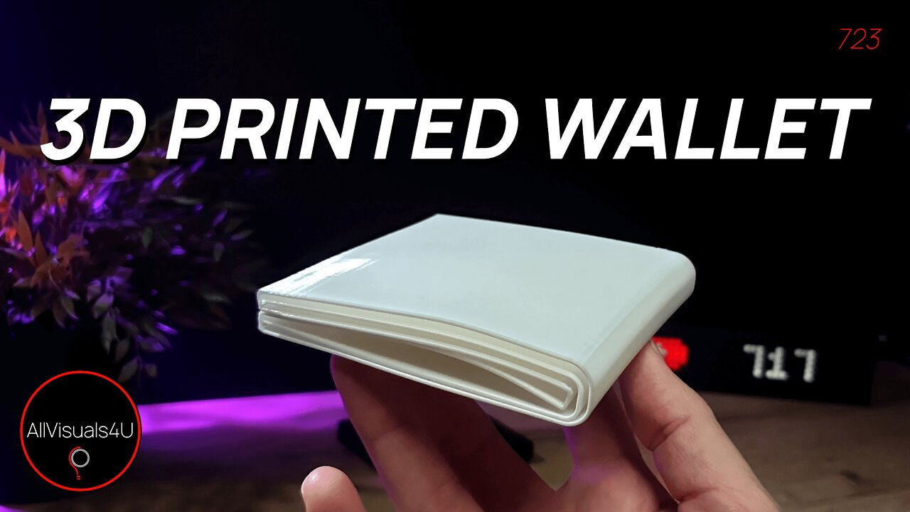🤑 How To Make A Wallet - 3D Printed Wallet - Wallet 3D Model - Flexible 3D Prints | #Shorts
