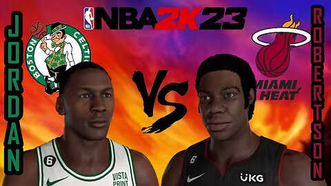 Jordan vs Oscar - Celtics vs Heat - MyLeague: All-Time Legends - Game 7 - #NBA2K23