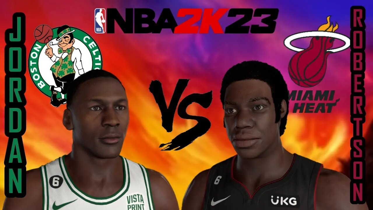 Jordan vs Oscar - Celtics vs Heat - MyLeague: All-Time Legends - Game 7 - #NBA2K23