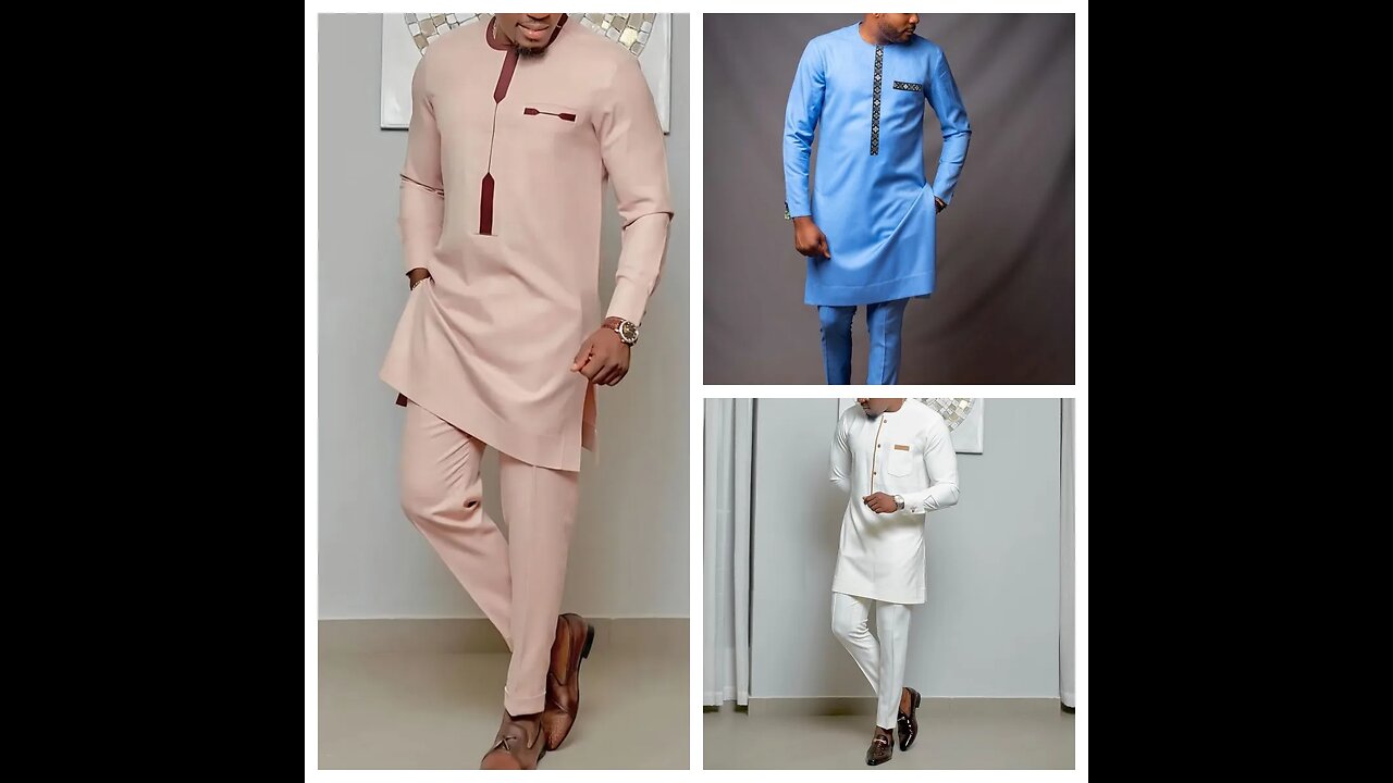 Kaftan Elegant African Men's Set 2 Pieces Outfits | #AliExpress #Amazon